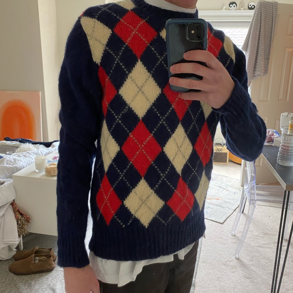 Argyle sweater